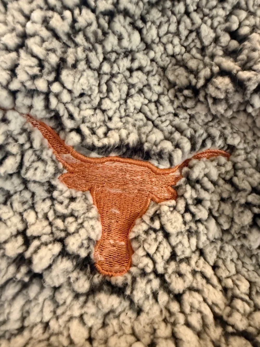 Longhorn Sherpa Blanket NWT